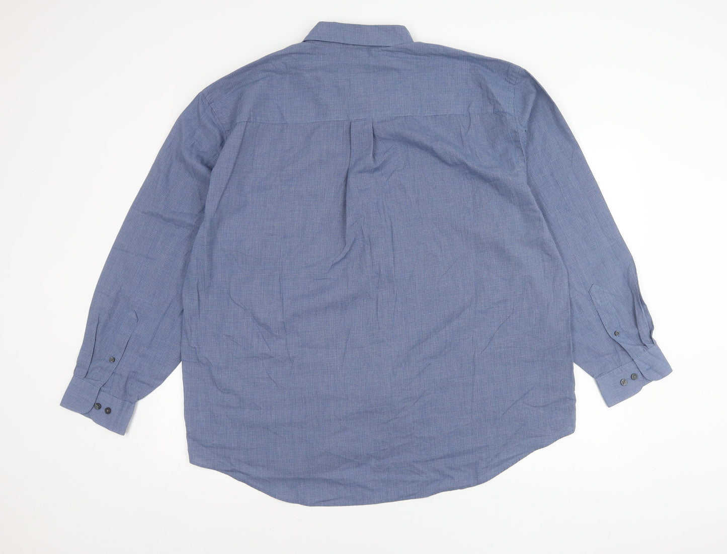Van Heusen Men’s Blue XL Classic Fit Long Sleeve Button-Up Shirt