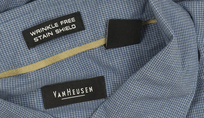 Van Heusen Men’s Blue XL Classic Fit Long Sleeve Button-Up Shirt