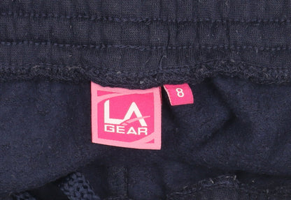 LA Gear Womens Blue Size 8 Sweatpants Jogger Trousers