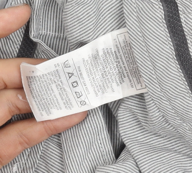 Adidas Men’s Grey Chino Trousers Size 36x34 Cotton Stretch