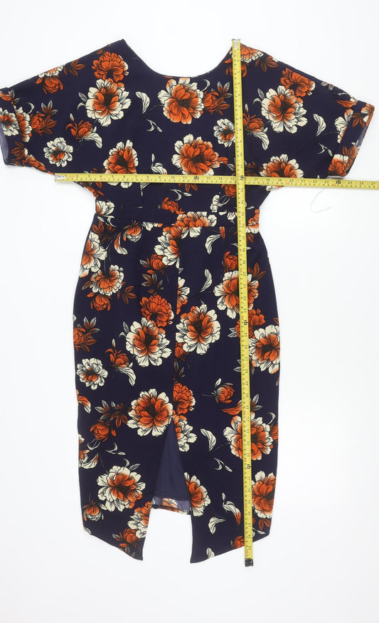 ASOS Women’s Multicoloured Floral Fit & Flare Dress Size 10