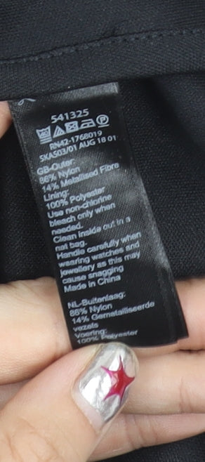 Monsoon Women’s Black Lace Floral Sheath Dress Size 12