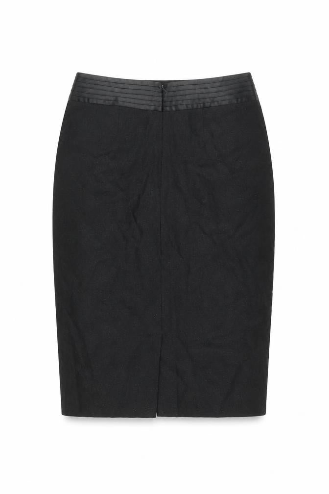 Et Vous Womens Black Size 10 Pencil Skirt Knee Length Workwear