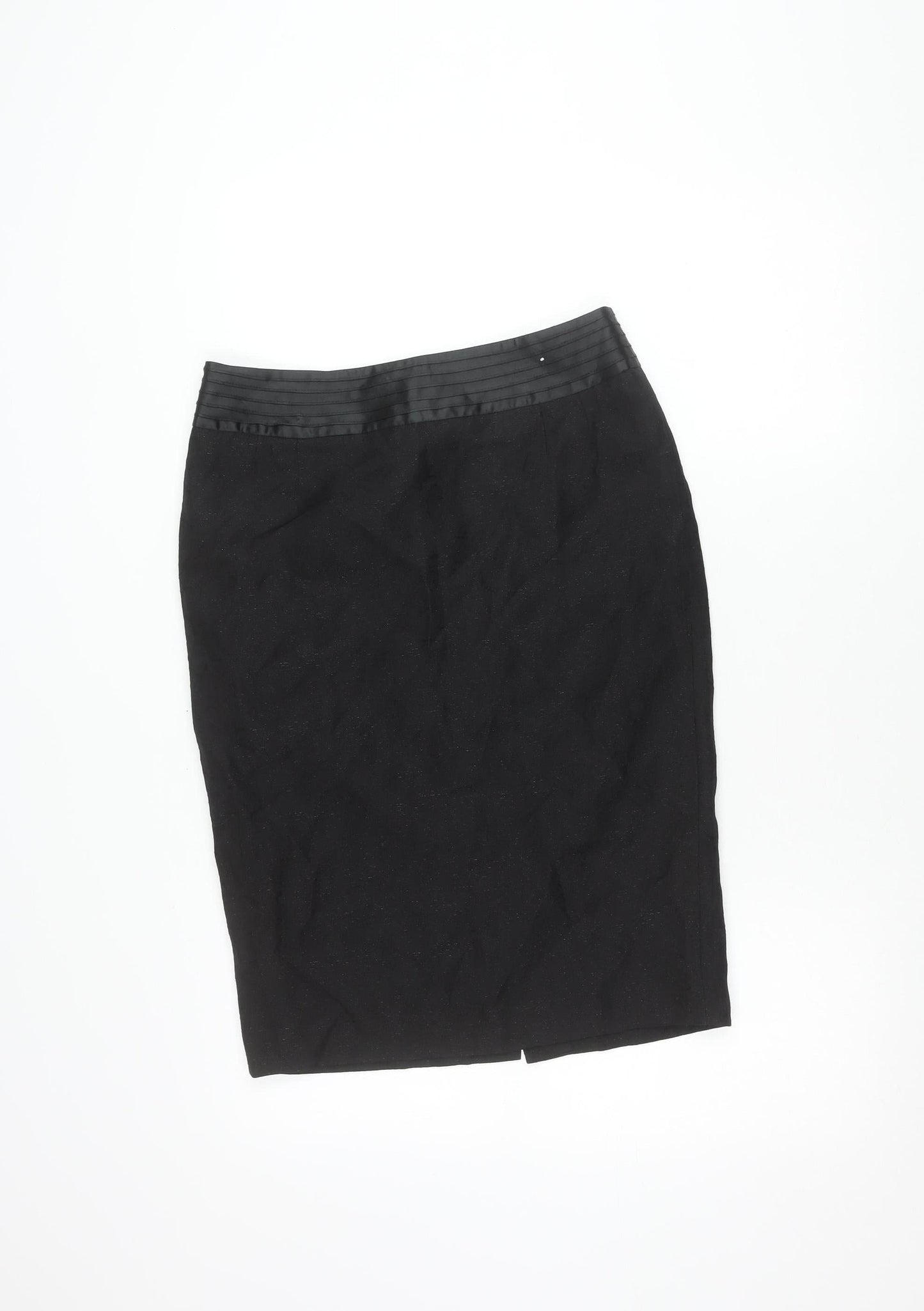 Et Vous Womens Black Size 10 Pencil Skirt Knee Length Workwear