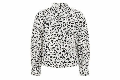 Womens UK Size 6 ASOS White Wrap Blouse