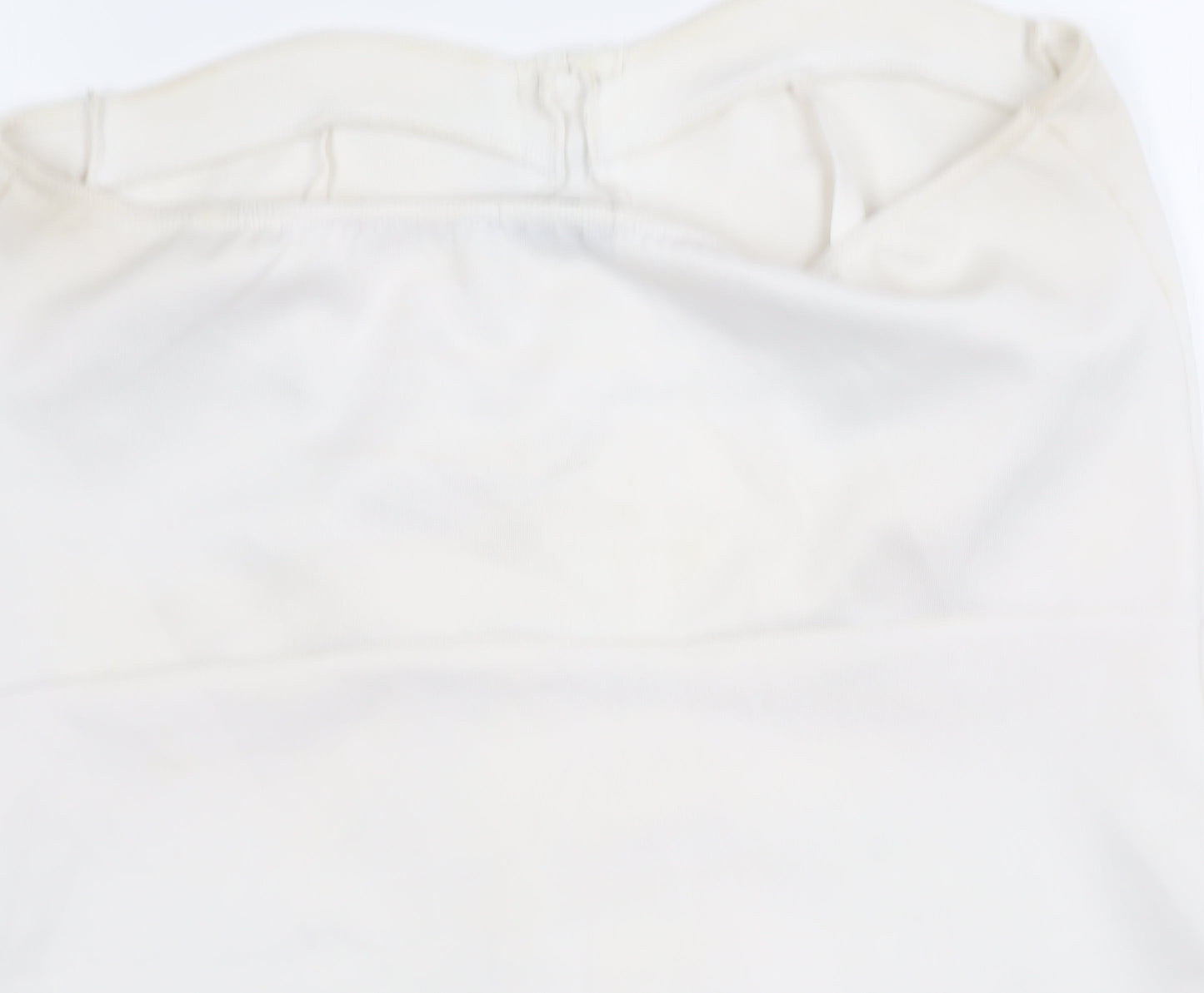 PrettyLittleThing Women’s White Strapless Bodycon Dress Size 18