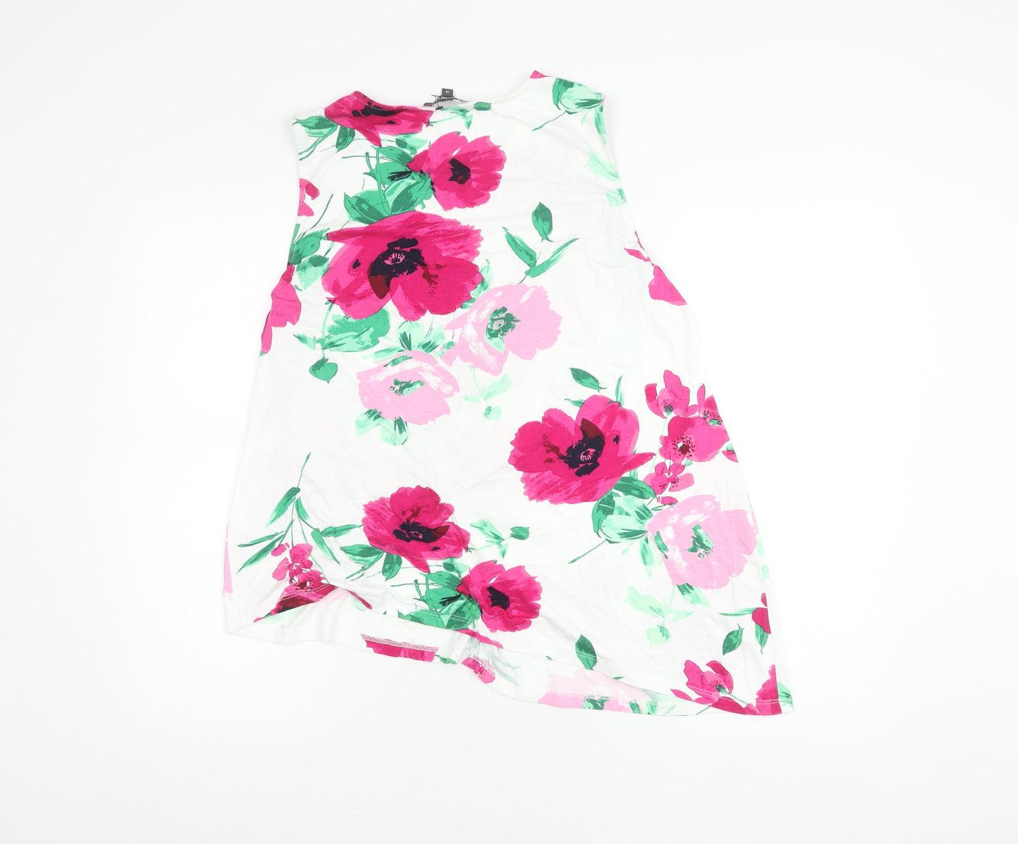 Bonmarché Women’s Multicoloured Floral Tank Top Size 18 Sleeveless Summer