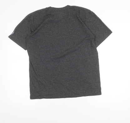 Champion Boys Grey Graphic T-Shirt 14-16Y MIT Think Print Casual Tee