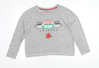 Love Lounge Women’s Grey Friends Central Perk Pyjama Top S