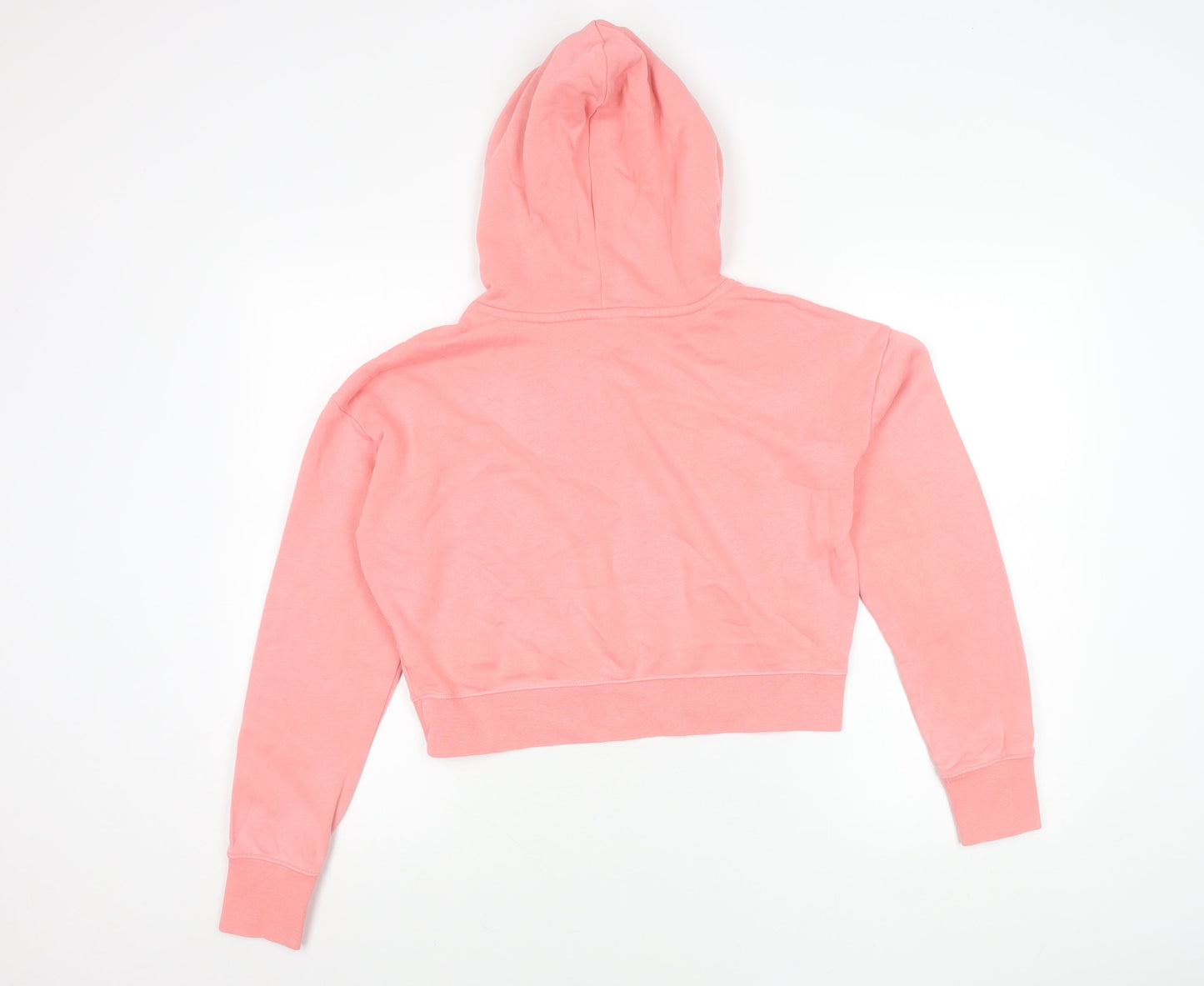 Nike Girls Pink Logo Pullover Hoodie XL Lightweight Fleece Sportswear