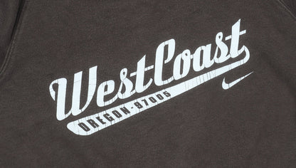 Nike Unisex Kids Brown XS West Coast Graphic Pullover Sweatshirt