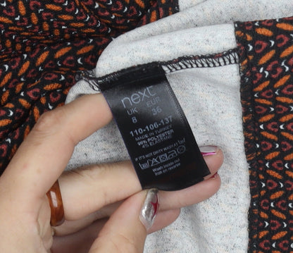 Next Women’s Multicoloured Geometric Bodycon Dress Size 8