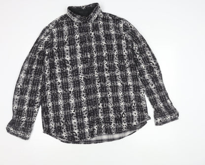 River Island Men’s Black XL Limited Edition Animal Print Shirt