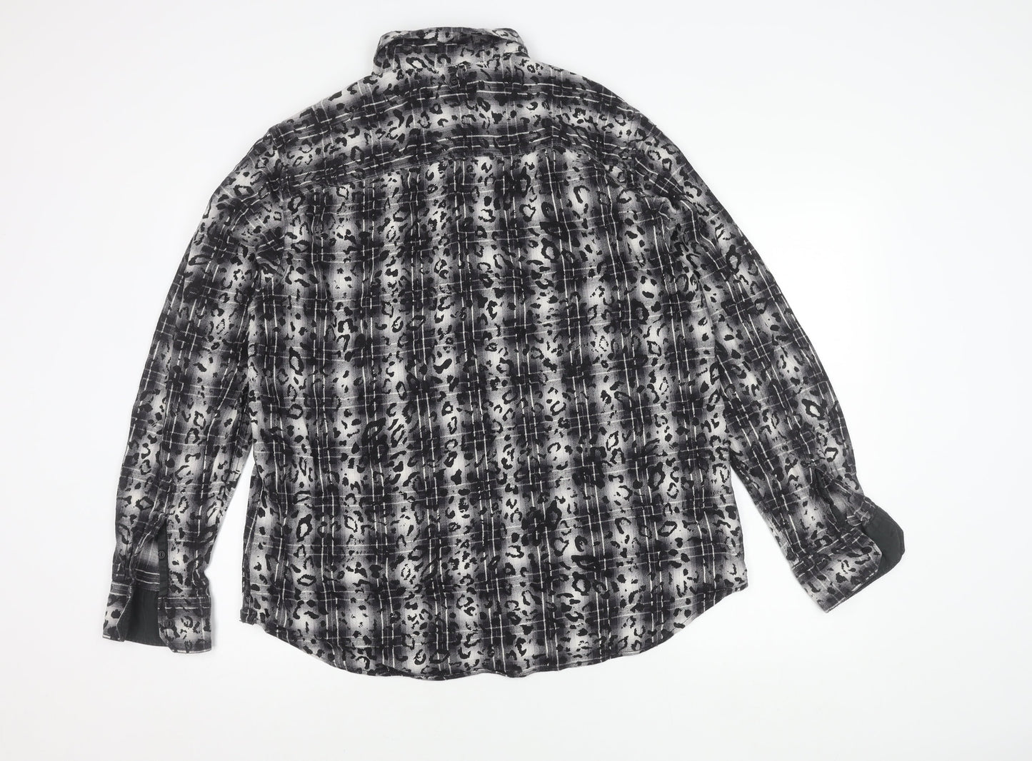 River Island Men’s Black XL Limited Edition Animal Print Shirt