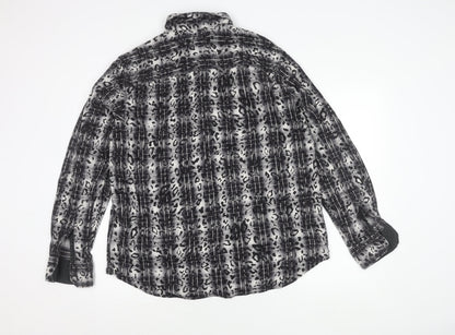 River Island Men’s Black XL Limited Edition Animal Print Shirt