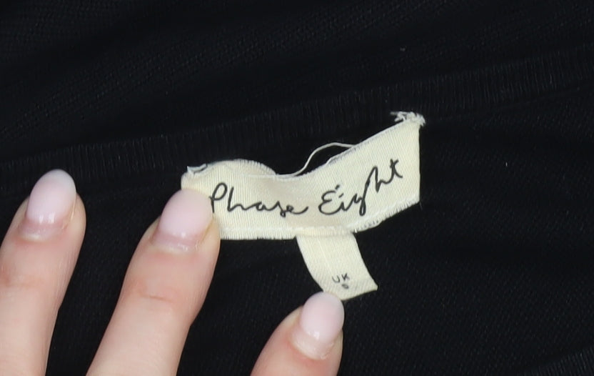 Womens UK Size 8 Phase Eight Black Pullover Jumper