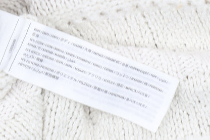 Abercrombie & Fitch Women’s Ivory XS Open Knit Long Sleeve Cardigan