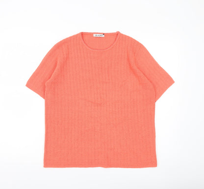 Womens UK Size 18 Berkertex Orange Pullover Jumper