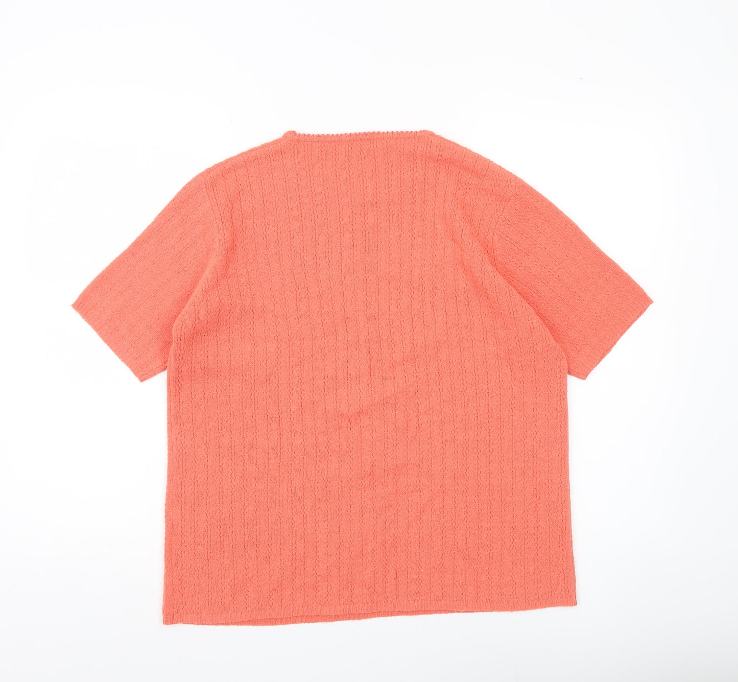 Womens UK Size 18 Berkertex Orange Pullover Jumper
