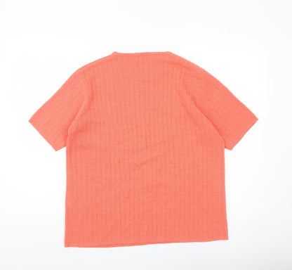 Womens UK Size 18 Berkertex Orange Pullover Jumper