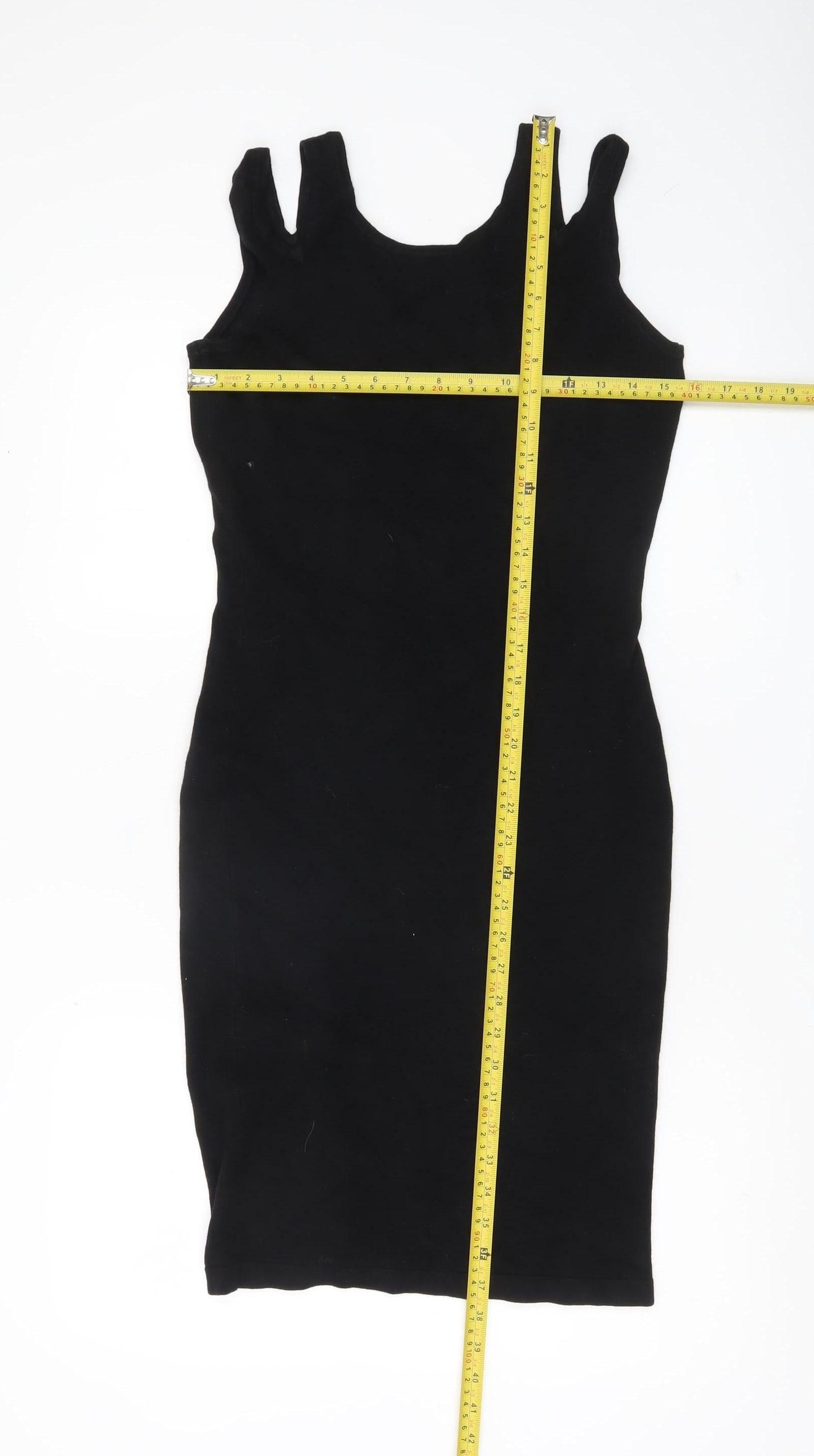 Jonathan Simkhai Women's Black Bodycon Cocktail Dress Size M