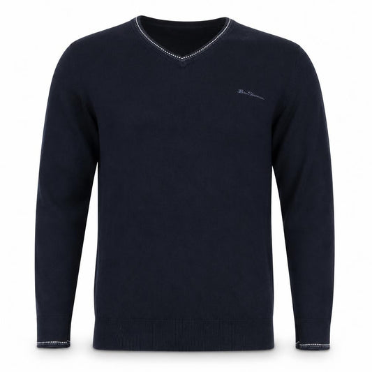 Mens UK Size S Ben Sherman Black Pullover Jumper