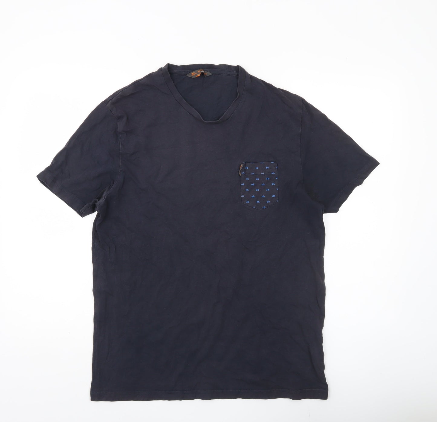 Mens UK Size L Ben Sherman Blue  T-Shirt