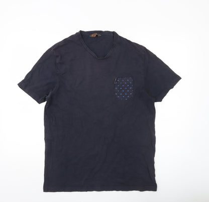 Mens UK Size L Ben Sherman Blue  T-Shirt