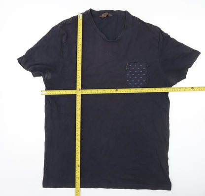 Mens UK Size L Ben Sherman Blue  T-Shirt