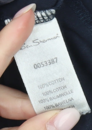 Mens UK Size L Ben Sherman Blue  T-Shirt