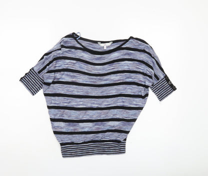 Jasper Conran Womens Multicoloured Striped Pullover Jumper Size 10