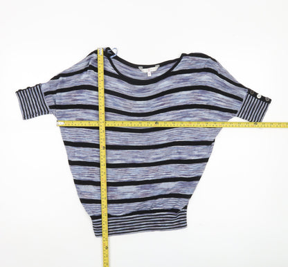 Jasper Conran Womens Multicoloured Striped Pullover Jumper Size 10