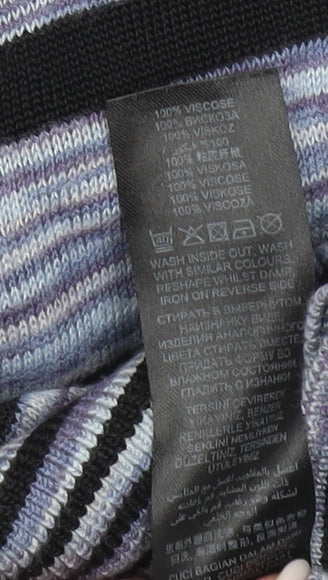 Jasper Conran Womens Multicoloured Striped Pullover Jumper Size 10