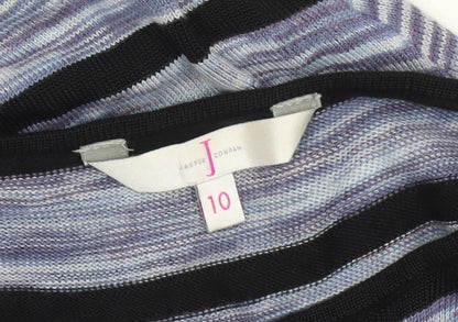 Jasper Conran Womens Multicoloured Striped Pullover Jumper Size 10