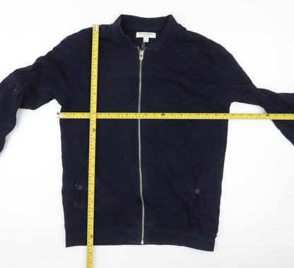 Mens UK Size M Marks and Spencer Blue Bomber Jacket