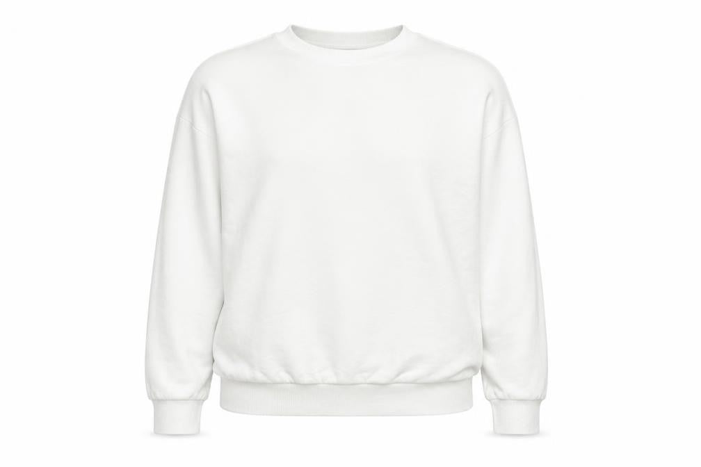 Womens UK Size L ASOS DESIGN White Pullover Sweatshirt