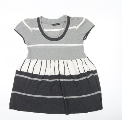 Womens UK Size 14 James Lakeland Grey Tunic Jumper