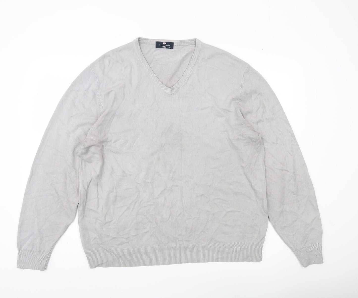 Marks and Spencer Men’s Grey XL V-Neck Pullover Jumper