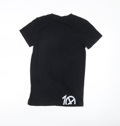 10.Deep Unisex Adults Black Medium Graphic Print Cotton T-Shirt
