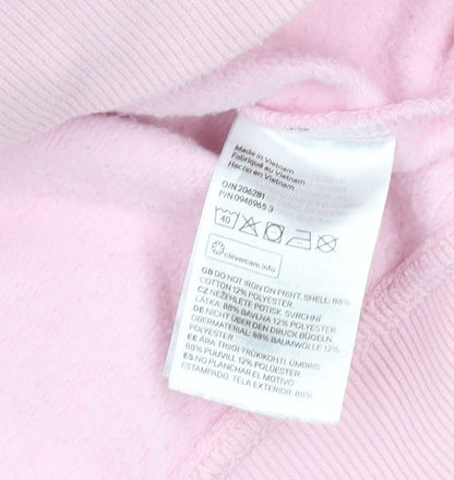 Mens UK Size M H&M Pink Pullover Sweatshirt