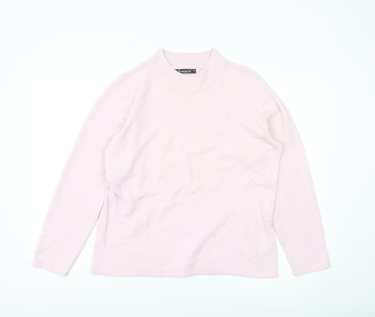 Womens UK Size M Bonmarché Pink Pullover Jumper