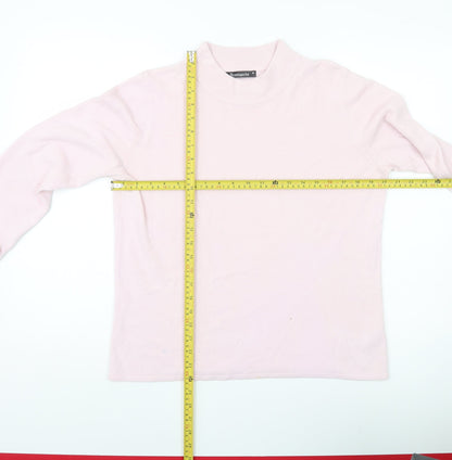Womens UK Size M Bonmarché Pink Pullover Jumper