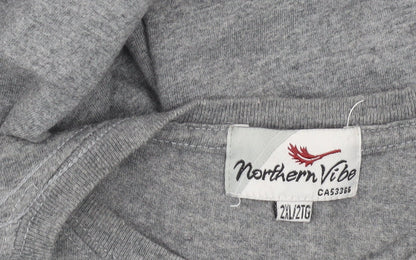 Northern Vibe Men's Grey 2XL Vancouver Graphic T-Shirt