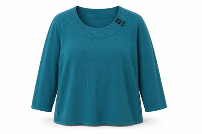 Womens UK Size XL Precis Petite Green Pullover Jumper