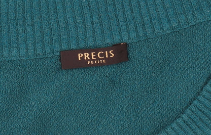 Womens UK Size XL Precis Petite Green Pullover Jumper