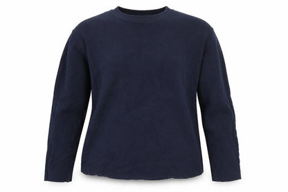 Marks and Spencer Womens Small Navy Blue Cotton Pullover Jumper