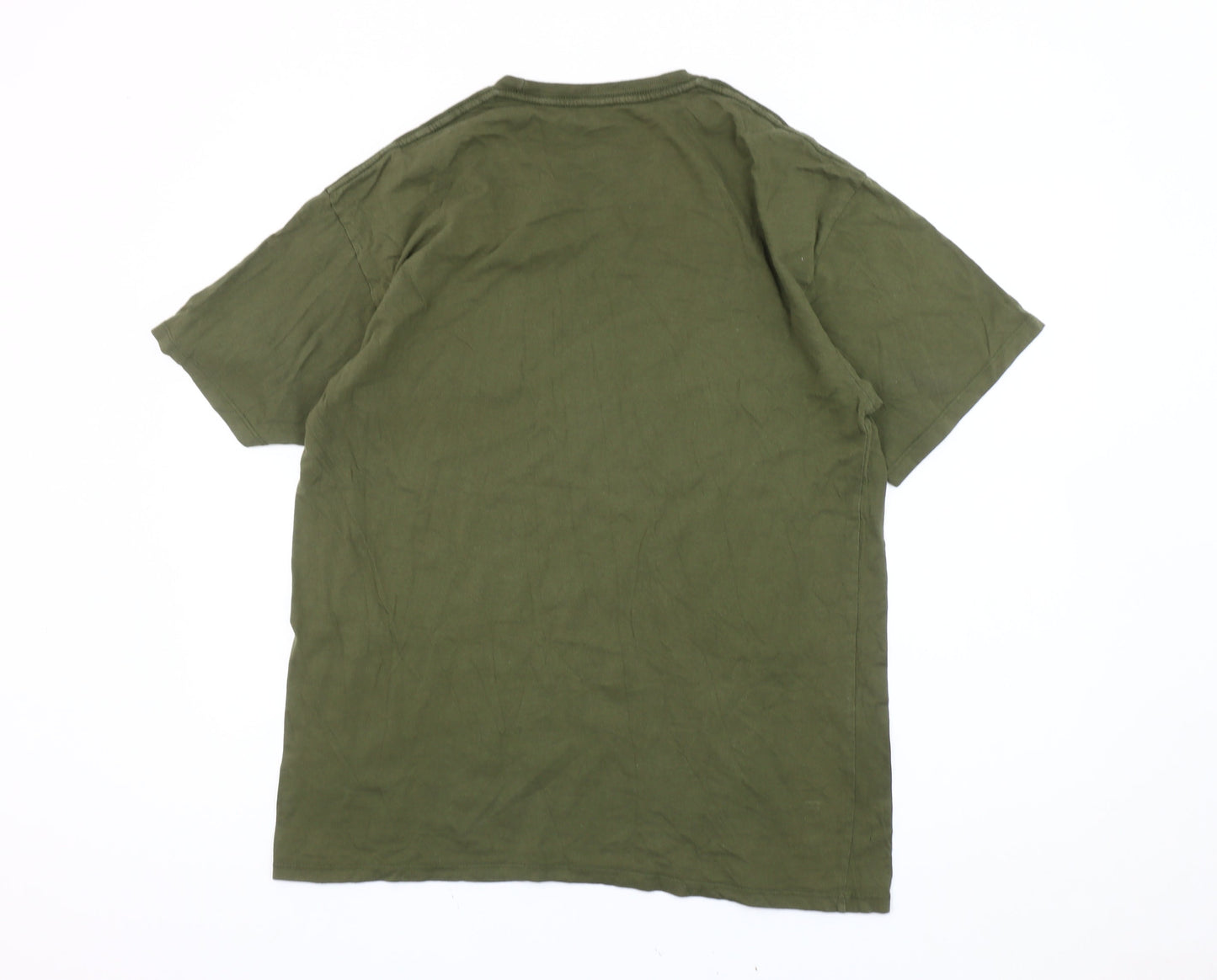 Mens UK Size L Hard Rock Cafe Green  T-Shirt