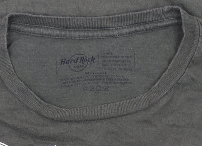 Mens UK Size L Hard Rock Cafe Green  T-Shirt