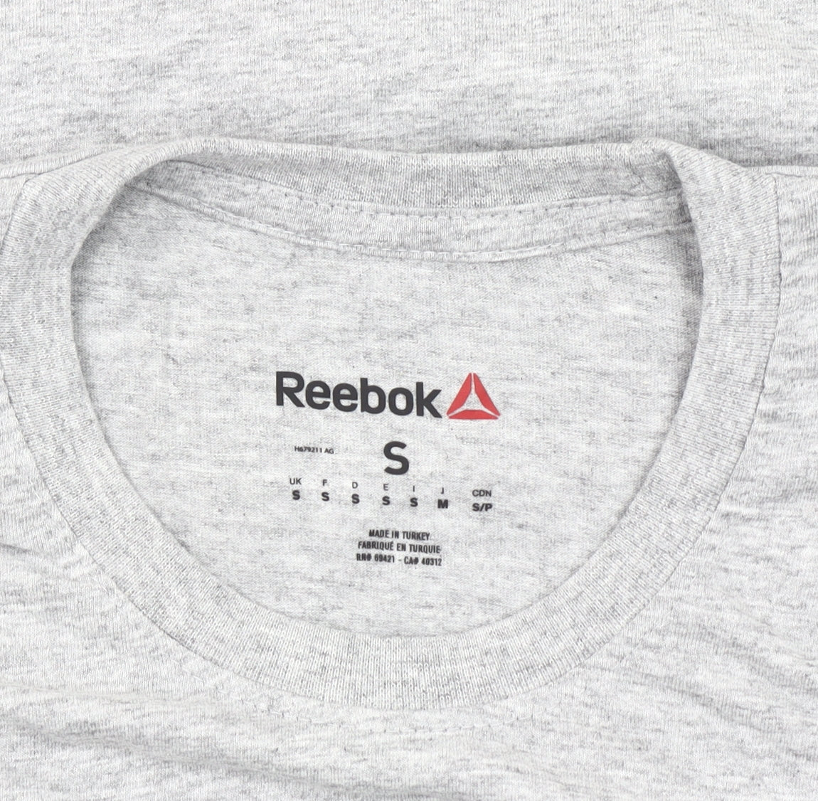 Reebok UFC Ireland Men’s Grey Graphic T-Shirt Size S