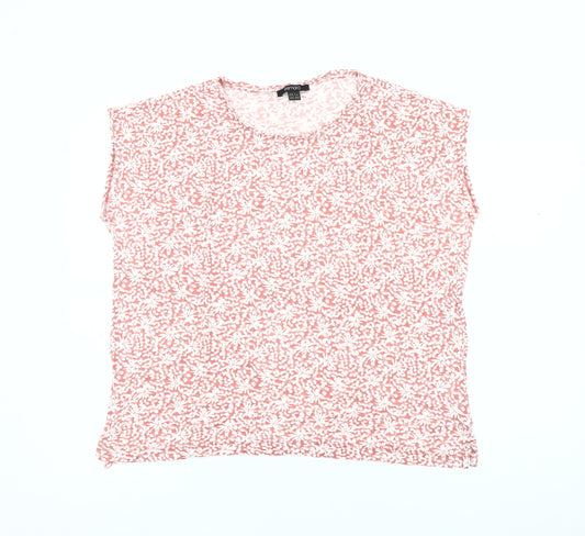 Womens UK Size 12 ESMARA Pink Basic T-Shirt
